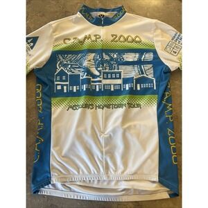 Voler Mens Cycling Jersey Size XL Camp 2000 Vintage